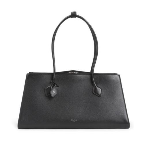 Zwarte Teckel Tote Tas Alaïa , Black , Dames