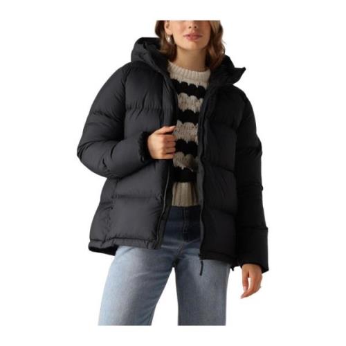 Zwarte Winter Puffer Jas Peak Performance , Black , Dames