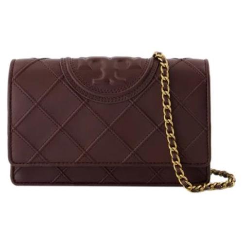 Leather handbags Tory Burch , Brown , Dames