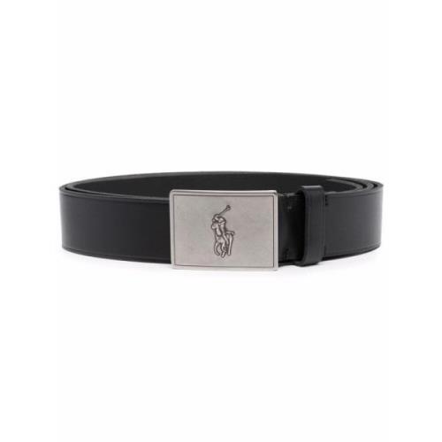 Riemen Zwart Ralph Lauren , Black , Heren