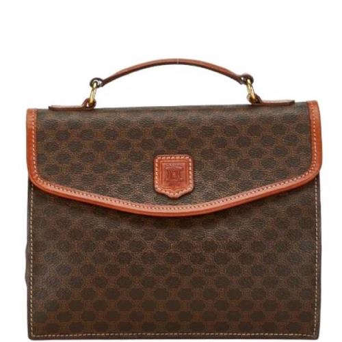 Pre-owned Leather handbags Celine Vintage , Brown , Dames