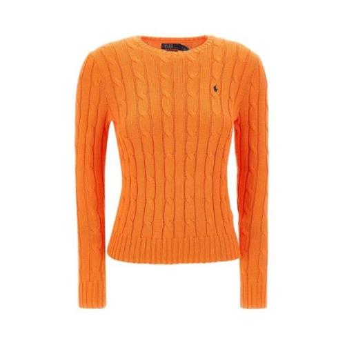 Round-neck Knitwear Ralph Lauren , Orange , Dames