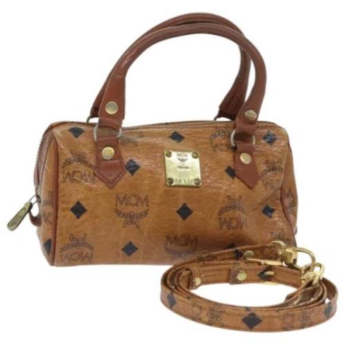 Pre-owned Leather handbags MCM Pre-owned , Brown , Dames