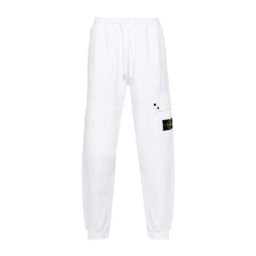 Witte Casual Broek Stone Island , White , Heren