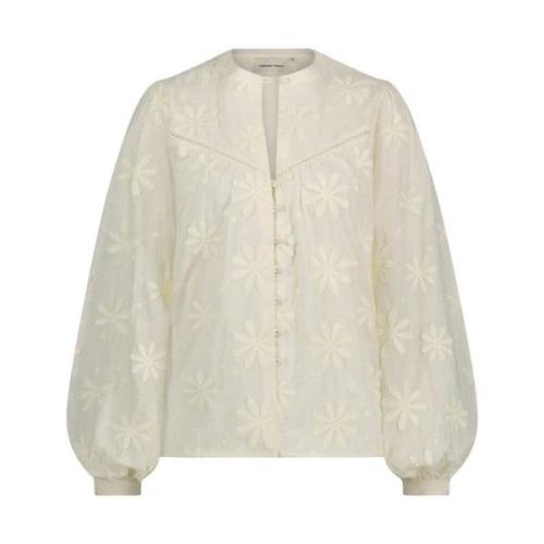 Fiore Lange Mouw Blouse Fabienne Chapot , Beige , Dames