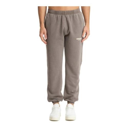 Club Logo Sweatpants met Koordsluiting Represent , Gray , Heren