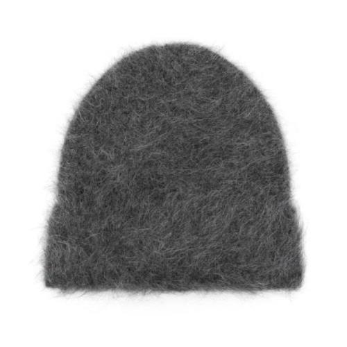 Houtskool Fuzzy Beanie Muts Séfr , Gray , Heren