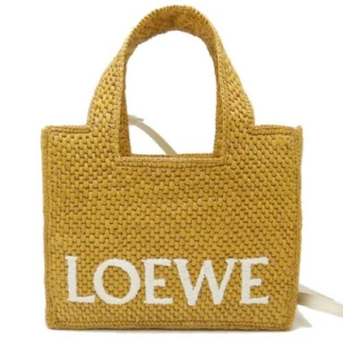 Pre-owned Fabric handbags Loewe Pre-owned , Yellow , Dames