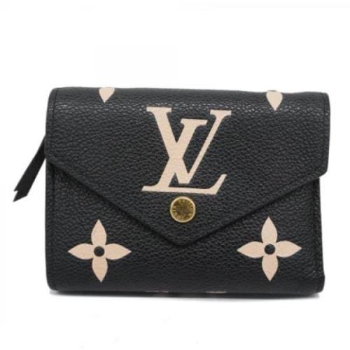 Pre-owned Fabric wallets Louis Vuitton Vintage , Black , Dames