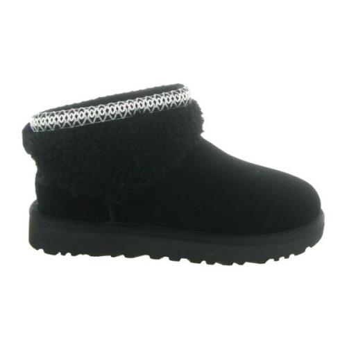 Gekruld Maxi Blok Schoenen UGG , Black , Heren