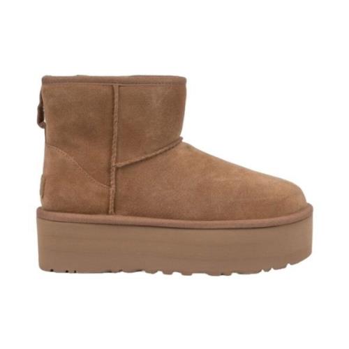 Klassieke Mini Platformlaarzen UGG , Brown , Dames