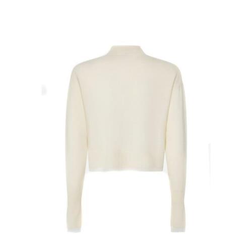 Stijlvolle Sweaters voor een Chic Look Pinko , White , Dames