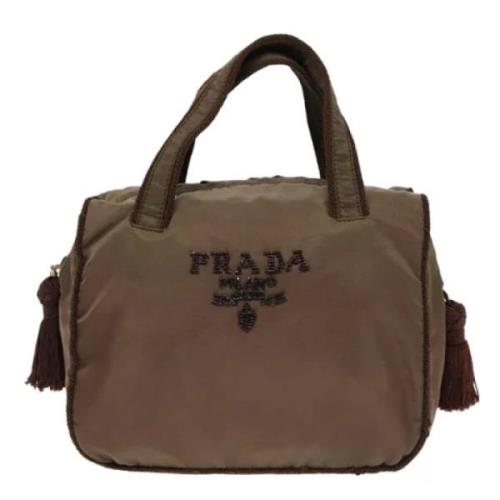 Pre-owned Fabric prada-bags Prada Vintage , Brown , Dames