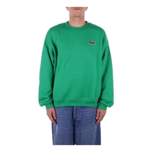 Live Logo Voorzak Trui Lacoste , Green , Heren