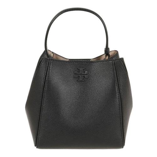 Zwarte Shopper Tas Elegante Stijl Tory Burch , Black , Dames