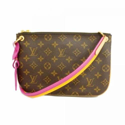 Pre-owned Fabric louis-vuitton-bags Louis Vuitton Vintage , Brown , Da...