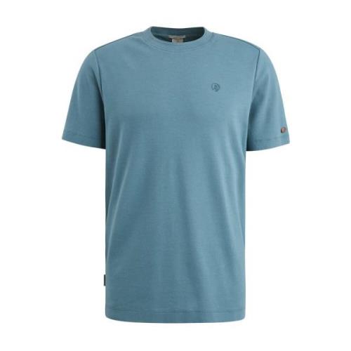 Korte Mouw T-shirt Regular Fit Cast Iron , Blue , Heren