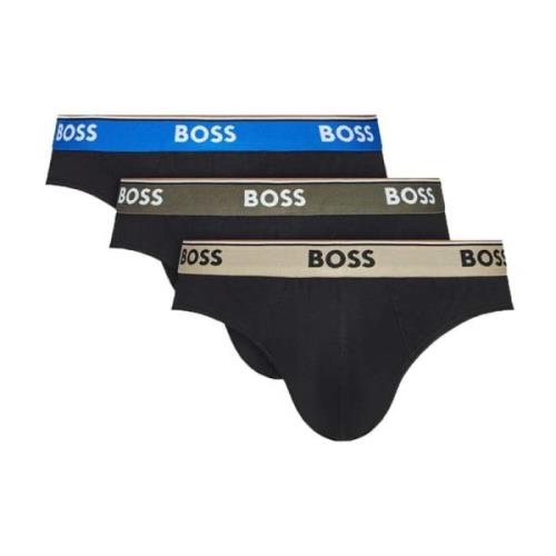 Multicolor Katoenen Slip Pack Hugo Boss , Black , Heren