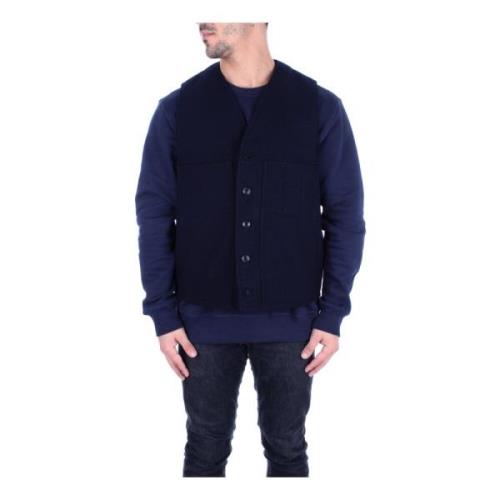 Blauwe Jassen met Knoopsluiting Filson , Blue , Heren