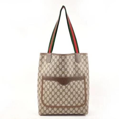 Pre-owned Canvas gucci-bags Gucci Vintage , Brown , Dames