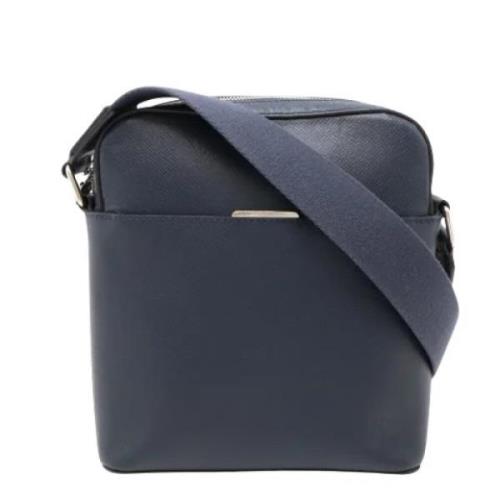 Pre-owned Leather louis-vuitton-bags Louis Vuitton Vintage , Blue , He...