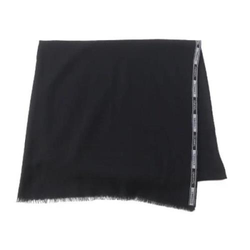 Pre-owned Cashmere scarves Chanel Vintage , Black , Dames