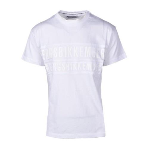 Stijlvolle Katoenen T-Shirt Collectie Bikkembergs , White , Heren