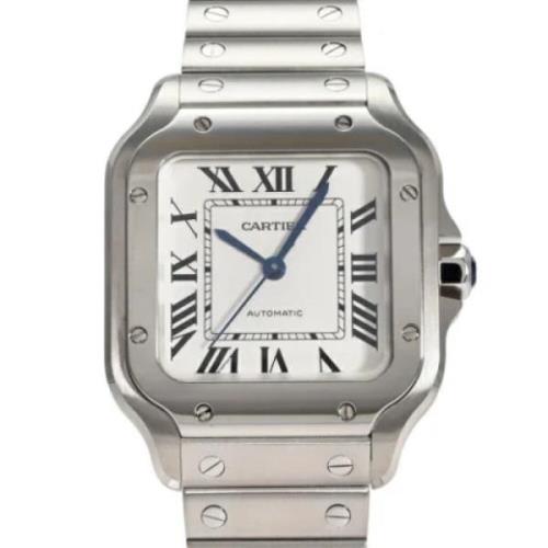 Pre-owned Glass watches Cartier Vintage , Gray , Heren