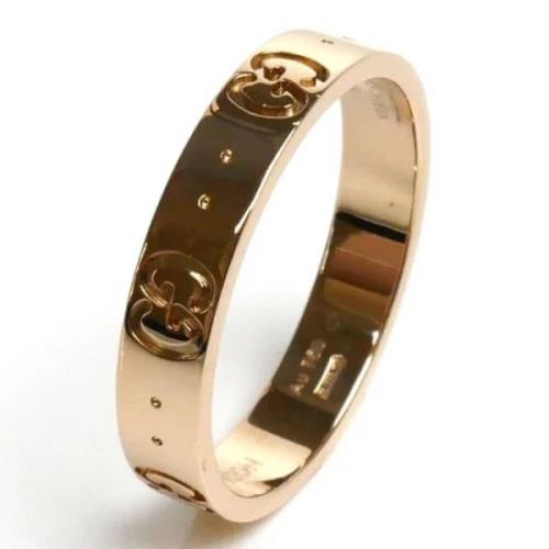 Pre-owned Rose Gold rings Gucci Vintage , Yellow , Dames