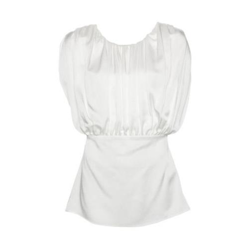 Mouwloze Top Jil Sander , White , Dames