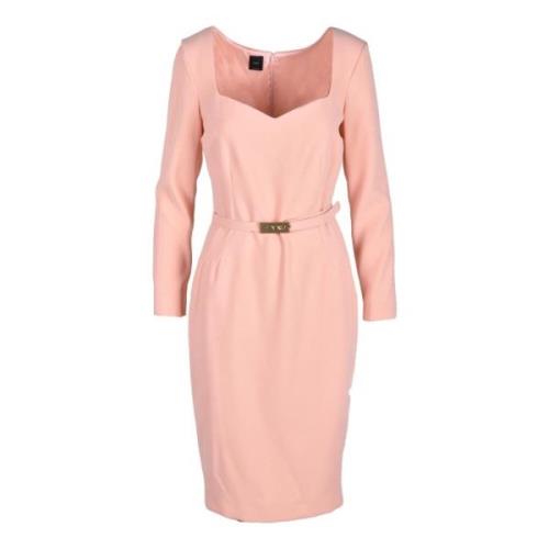 Damesjurk van polyester elastaan Pinko , Pink , Dames