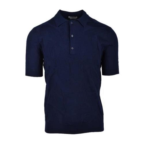 Polo Shirts Ballantyne , Blue , Heren