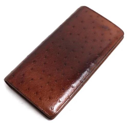 Pre-owned Leather wallets Louis Vuitton Vintage , Brown , Dames