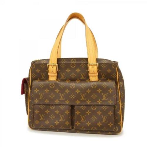 Pre-owned Fabric louis-vuitton-bags Louis Vuitton Vintage , Brown , Da...