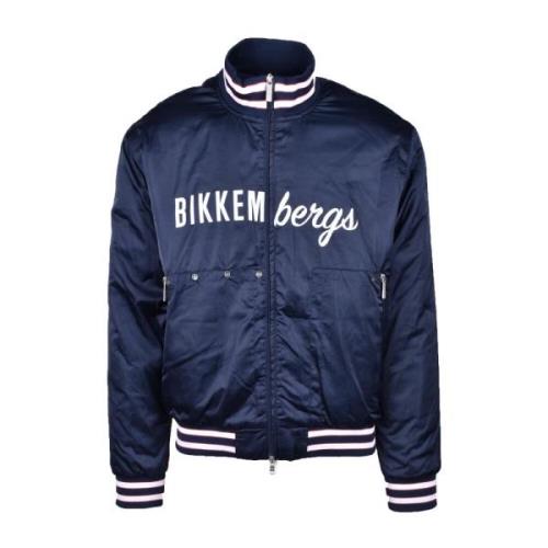 Heren Bomberjack Collectie Bikkembergs , Blue , Heren