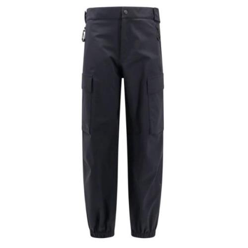 Zwarte Cargo Broek Waterafstotend Moncler , Black , Heren