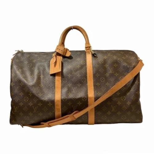 Pre-owned Canvas louis-vuitton-bags Louis Vuitton Vintage , Brown , Da...