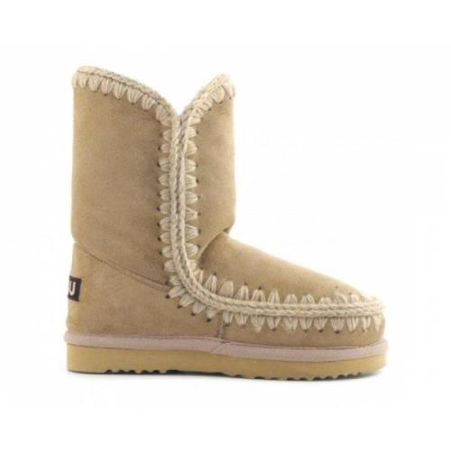 Stijlvolle Enkellaarzen Mou , Beige , Dames