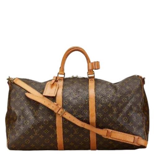 Pre-owned Canvas louis-vuitton-bags Louis Vuitton Vintage , Brown , Da...