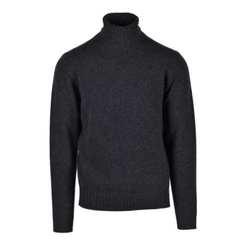 Merino Cashmere Gebreide Trui Filippo De Laurentiis , Gray , Heren