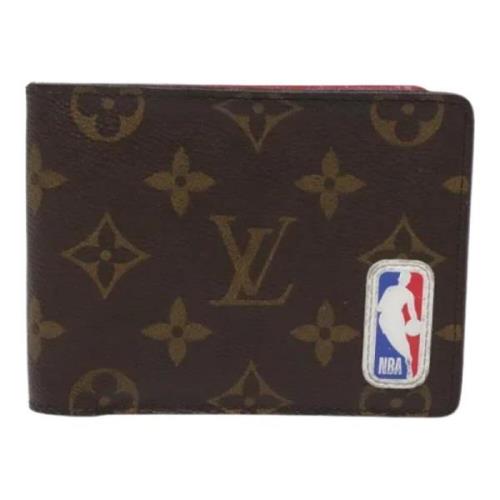 Pre-owned Canvas wallets Louis Vuitton Vintage , Brown , Dames