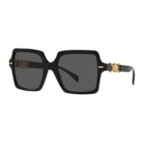 Stijlvolle zonnebril in Gb kleur Versace , Black , Dames