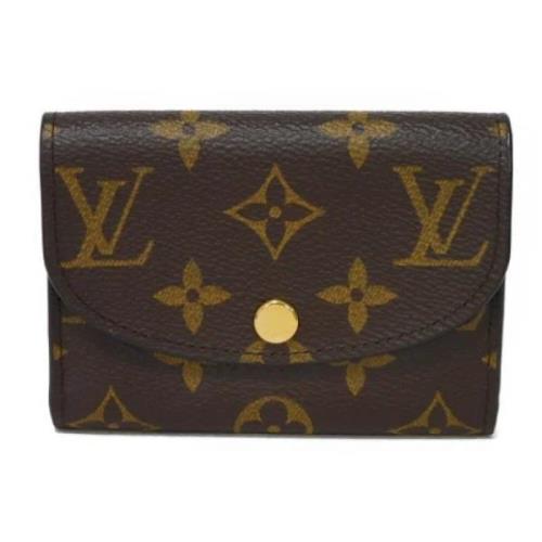 Pre-owned Canvas wallets Louis Vuitton Vintage , Brown , Dames