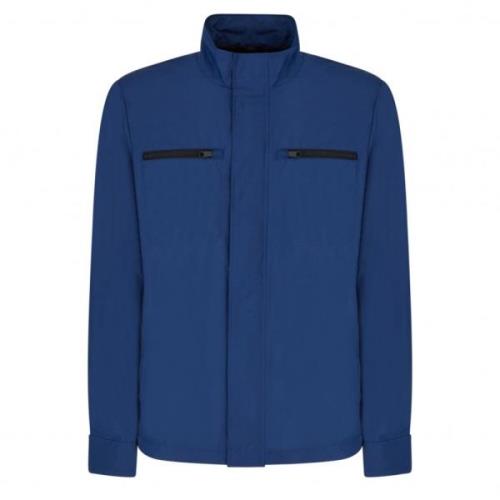 Korte jas voor mannen Geox , Blue , Heren