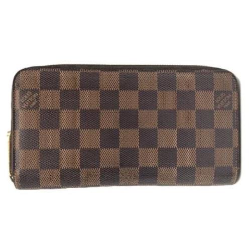 Pre-owned Canvas wallets Louis Vuitton Vintage , Brown , Dames