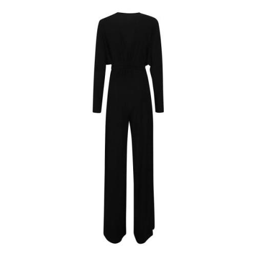 Wrap Jumpsuit Norma Kamali , Black , Dames