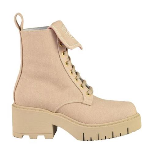 Stijlvolle katoenen schoenen Chiara Ferragni Collection , Beige , Dame...