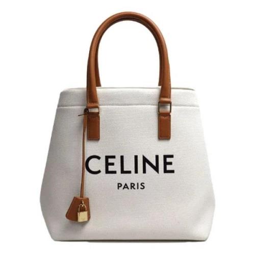 Pre-owned Canvas celine-bags Celine Vintage , Beige , Dames