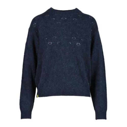 Wolmix Alpaca Trui Sun68 , Blue , Dames