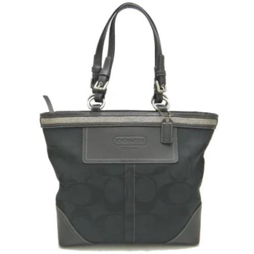 Pre-owned Canvas shoulder-bags Coach Pre-owned , Black , Dames